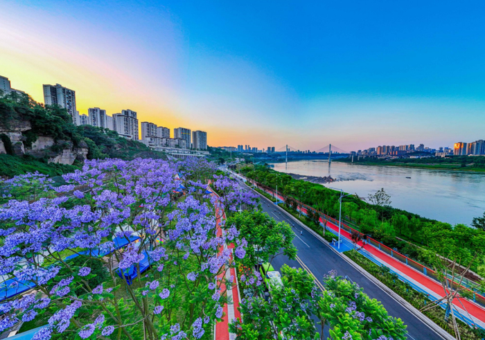 大渡口滨江路  刘映呈 摄
