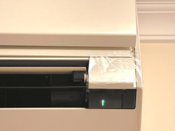 空调被清洗后损坏，居民不得不临时应对  受访者  摄