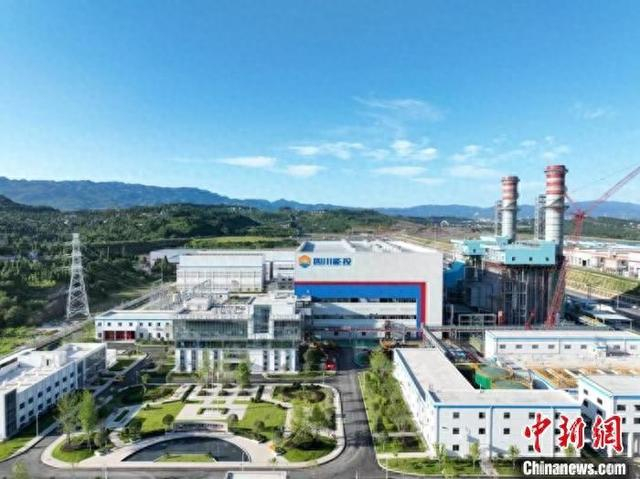 广元投运的9H级燃气电站工程1号机组项目。四川能投供图