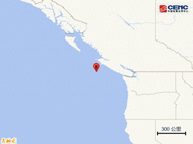 加拿大温哥华岛附近海域发生6.5级地震
