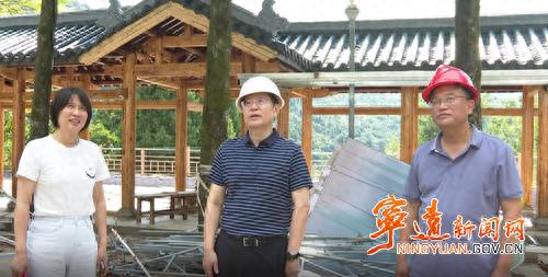 宁远:胡勇刚到九嶷山景区调研