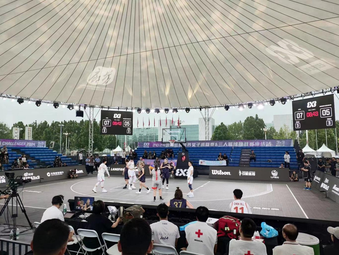 奥运阵容出战 三人篮球女子系列赛廊坊站中国队小组全胜出线
