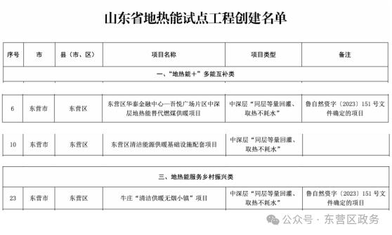 省级名单公示!东营区3个项目入围|山东省|能源局_新浪新闻