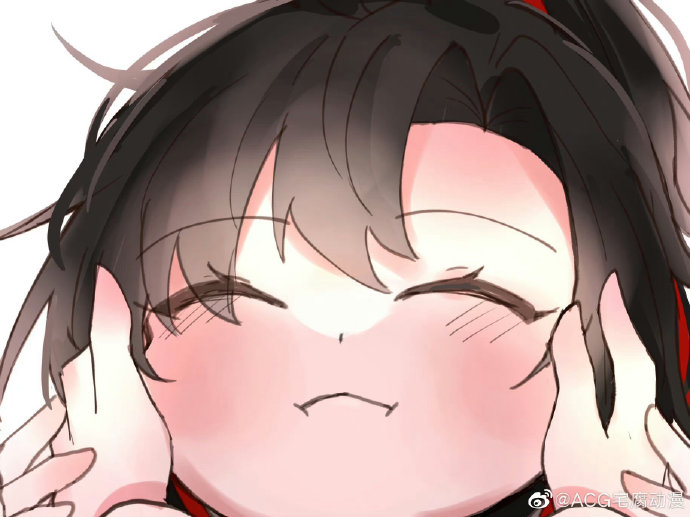 好可爱!小羡羡肉嘟嘟的脸,想捏 twi:mdzs_utah
