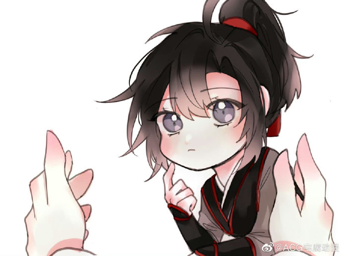 好可爱!小羡羡肉嘟嘟的脸,想捏 twi:mdzs_utah