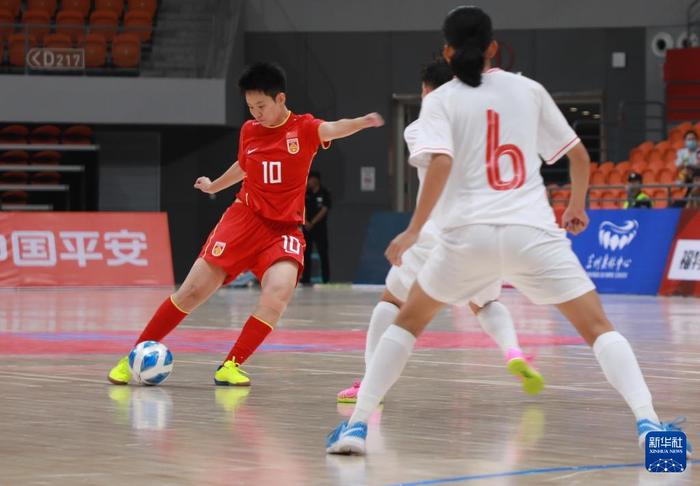 当日,在兰州奥体中心进行的2024中国足球协会兰州奥体杯女子五人制