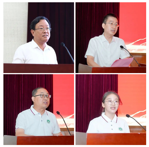 会上,社会合作与成果转化处处长王永军汇报了乡村振兴驿站建设进展