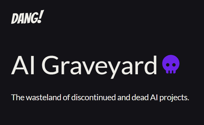 AI Graveyard（AI墓地），图片来源：DANG！
