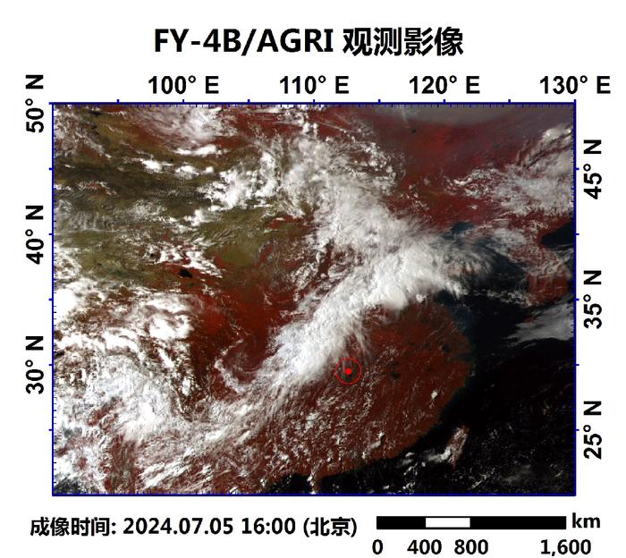 风云气象卫星对洞庭湖区域及上游实时追踪,助力应急救援