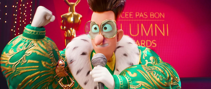 浮夸且乏味的反派，在电影里存在感低到仿佛是“打酱油”