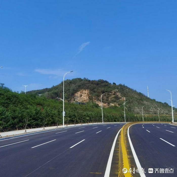 双向八车道!青岛西海岸这条城市主干道正式通车