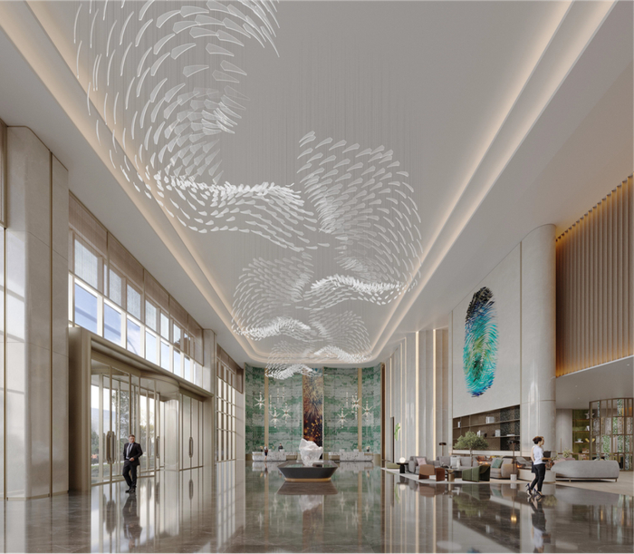 由浏阳汇金中心cfc与洲际酒店集团携手打造的五星级酒店项目正在紧张