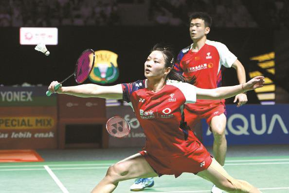             ④郑思维/黄雅琼力争夺得混双冠军  图  新华社          