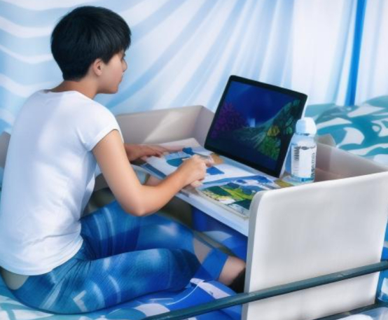 类似这个姿势，非常伤腰。图片来源于网络