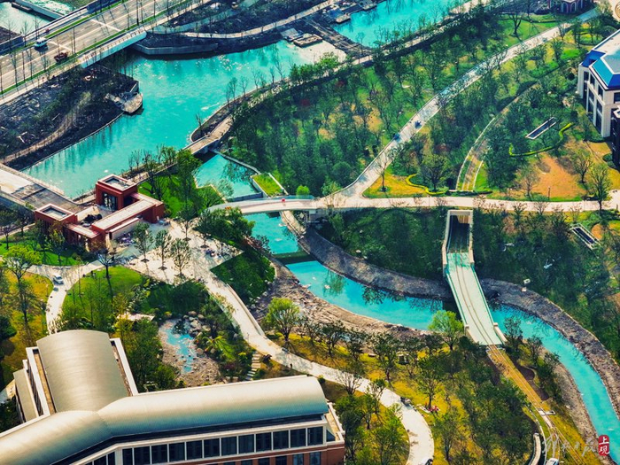 华为练秋湖研发中心。记者张海峰摄