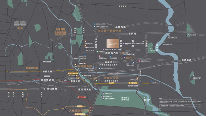 建投国贸瑨上区位配套图