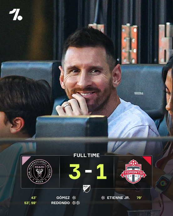 迈阿密国际队在梅西的见证下位居美国职业足球大联盟东部联盟榜首|迈