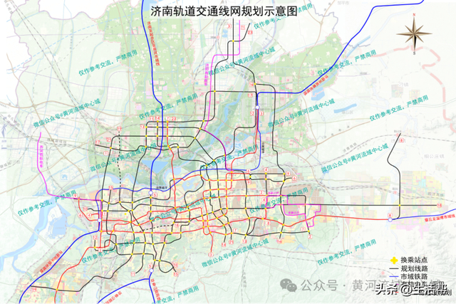 崔寨南片区新增一条跨河通道,济南地铁新5号线走向曝光,串联大桥和