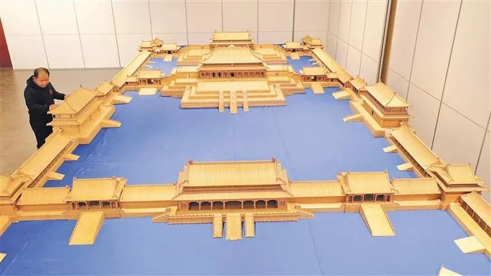 故宫三大殿,大明宫含元殿,山西应县木塔《释迦塔》等百余件古建筑模型