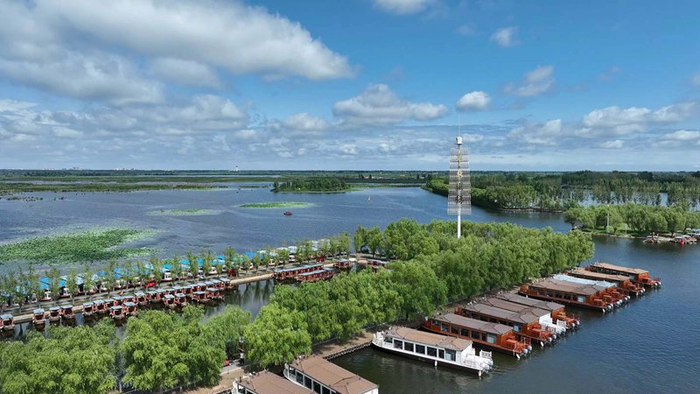 白洋淀成为涵养雄安绿色发展的"生态之湖"