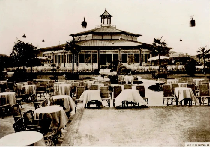 图为大都会花园户外活动区