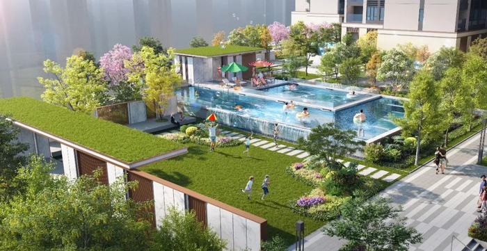 ▲京基·华樾拥有约8000平方米的私家园林。