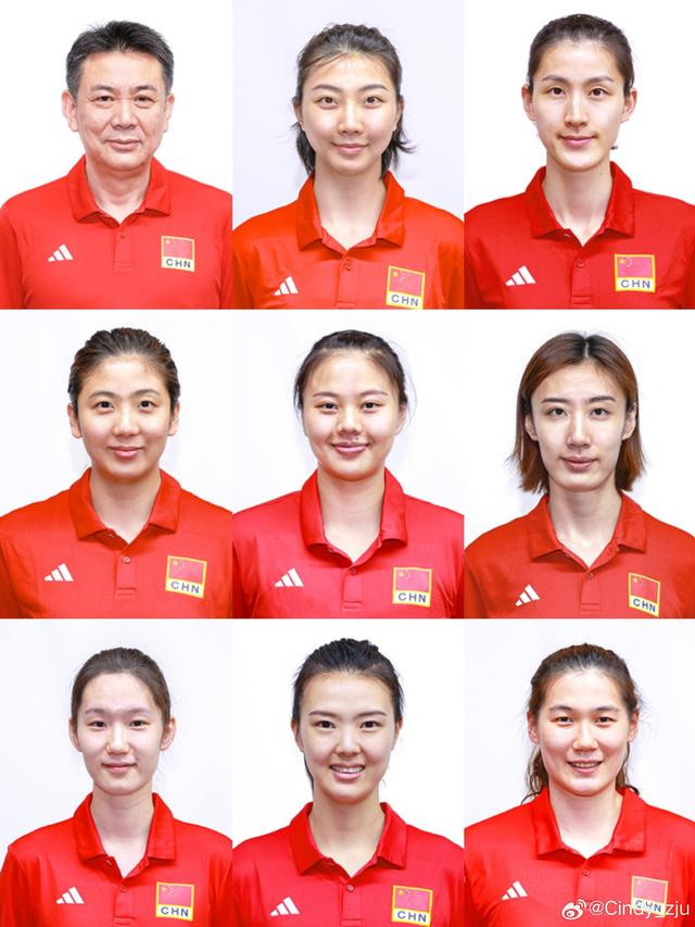 英姿飒爽!中国女排最新完整证件照出炉,颜值高气质佳美出新高度