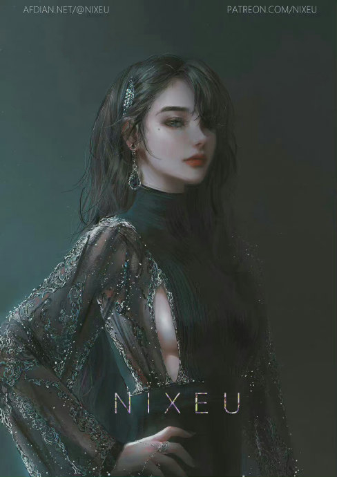 插画师 nixeu 笔下的女孩儿们