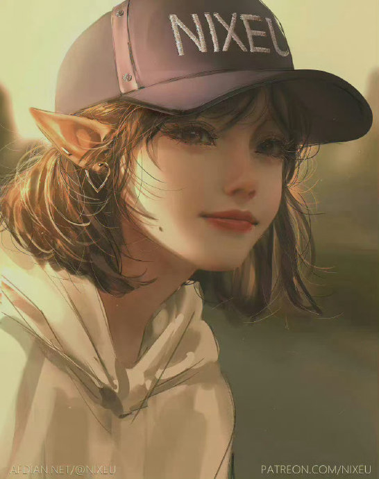 插画师 nixeu 笔下的女孩儿们