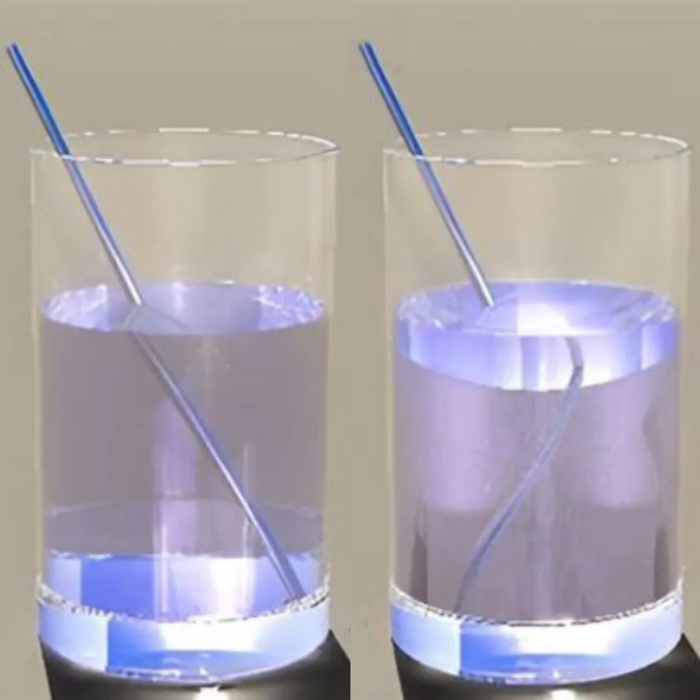 筷子“弯折”了。图源：作者自制