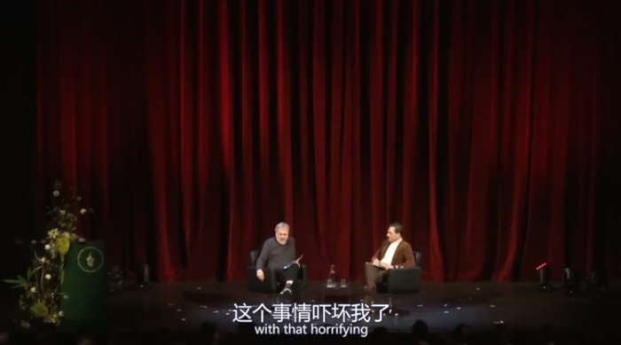 齐泽克评论“青春期阻滞剂”齐泽克演讲视频截图