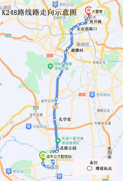 贵阳70路公交车路线图图片