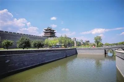 古县城护城河   王韵菲 摄