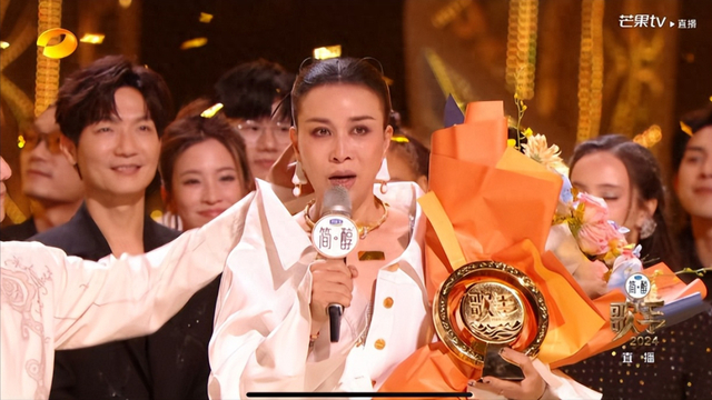 那英发表感言。图源：芒果TV