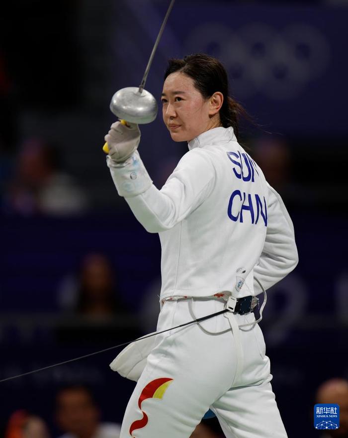 孙一文负吉村美穗，巴黎奥运女子重剑16强梦断