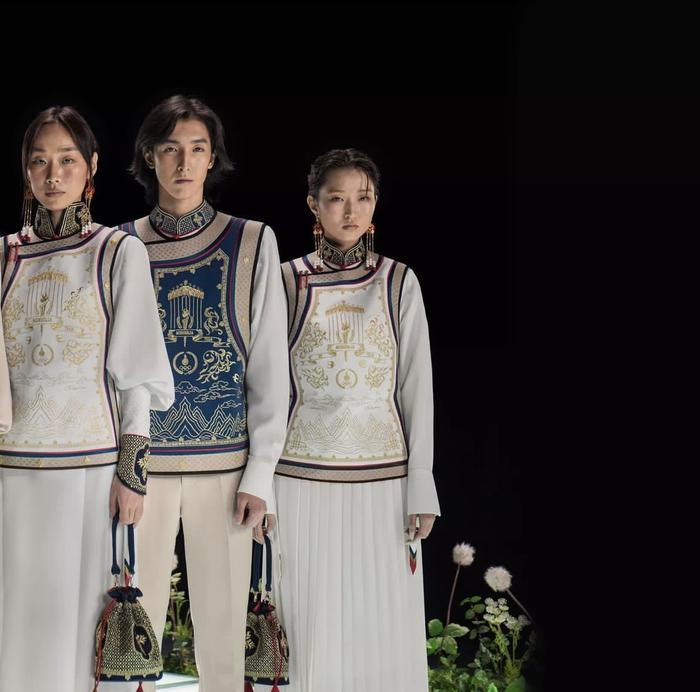 蒙古代表团开幕式礼服备受好评。图/Michel&Amazonka社交媒体