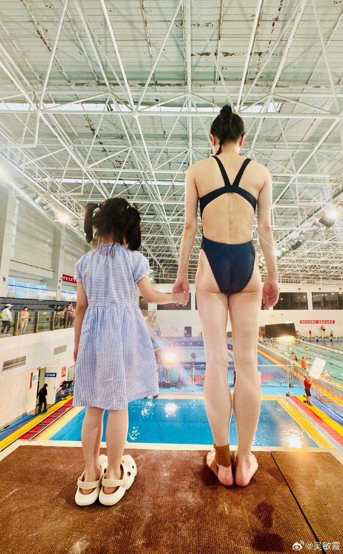 女儿经检测不适合练跳水!吴敏霞:她有自己的路要走 不必复刻我