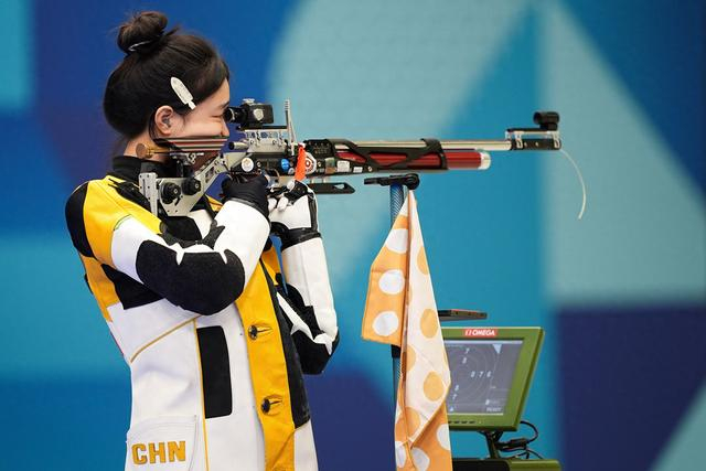 射击选中了我!阿条姐爽文人生,一年从亚运三金王到奥运1金1银