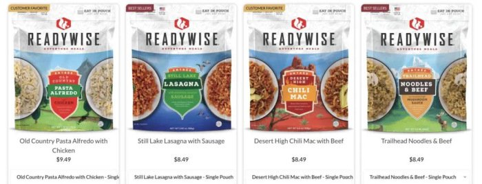 主菜类；图片来源：Readywise