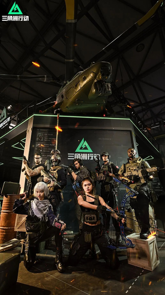 游戏中的七位特战干员