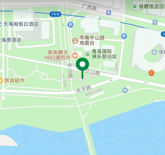 青岛沧口公园地图图片