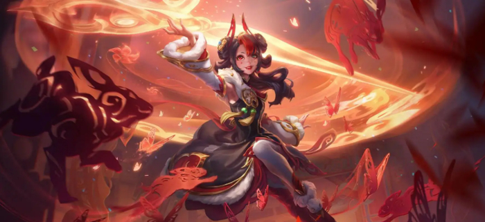 去年年初，我也曾被格温的春节剪纸皮肤吸引回坑