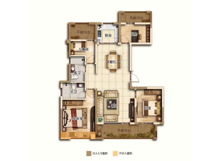 龙口市龙口中南熙悦解读 主推120~130㎡约6900元/㎡|户型|楼盘_新浪