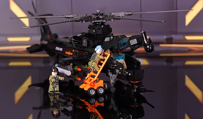 森宝战机积木,歼20,歼15,武直10随你选!