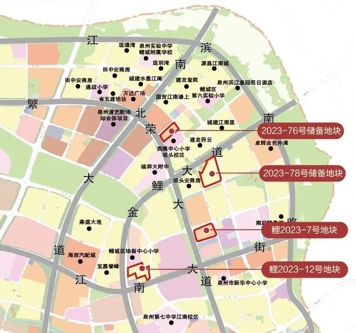 最全高清规划图来了!泉州中心市区23宗用地详细信息公布!
