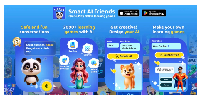 Heeyo AI教育产品Heeyo获OpenAI等350万美元投资,CEO:用AI赋予10亿儿童实现梦想|人工智能|曲晓音|微博投资热榜|游戏|专家_新浪新闻
