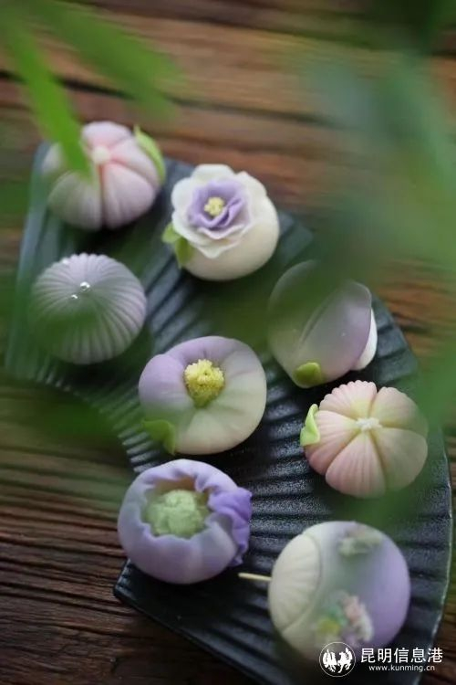 “暮山紫”主题唐菓子