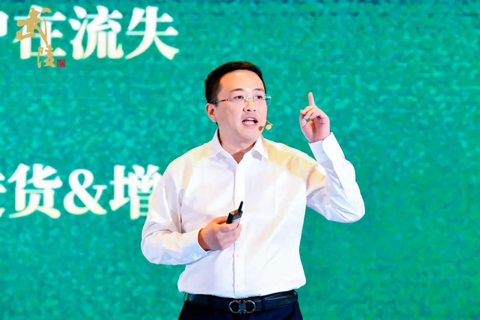 ▎张永乐在担当联盟大会上,湖南武陵酒有限公司销售总监张永乐提出了