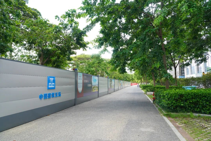 ▲ 前期施工现场（罗伟良/摄）