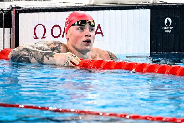 英国游泳运动员亚当·皮蒂资料图 